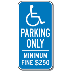 State-Specific Handicap Parking Signs - California | Sign | Emedco