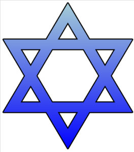 Star Of David Cutout clip art - vector clip art online, royalty ...