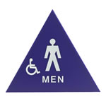 Lynch Sign Co. MR-9 - Men's Room Braille Sign - Signs - BigTray