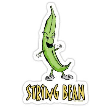 String Bean" Stickers by InvisibleSmith | Redbubble