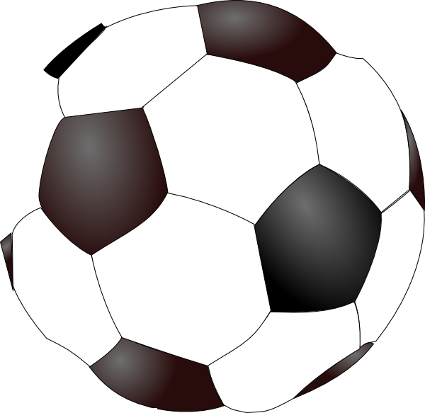 Soccer Ball No Shadows clip art - vector clip art online, royalty ...