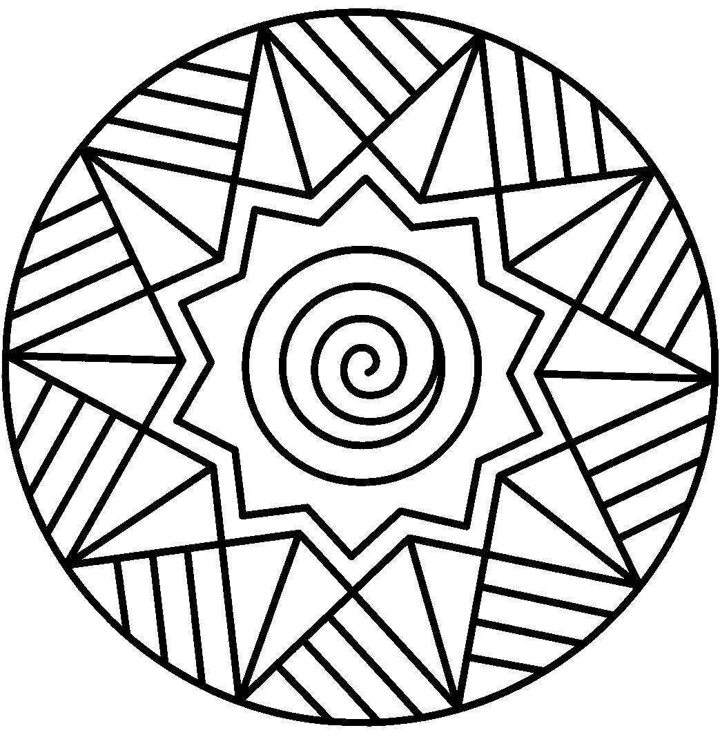 abstract design coloring pages - photo #39