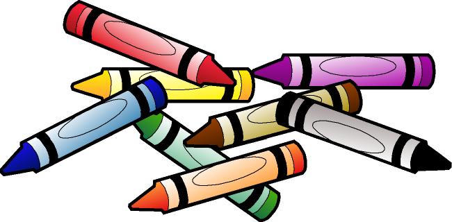 Crayons Clipart Black And White - Free Clipart Images