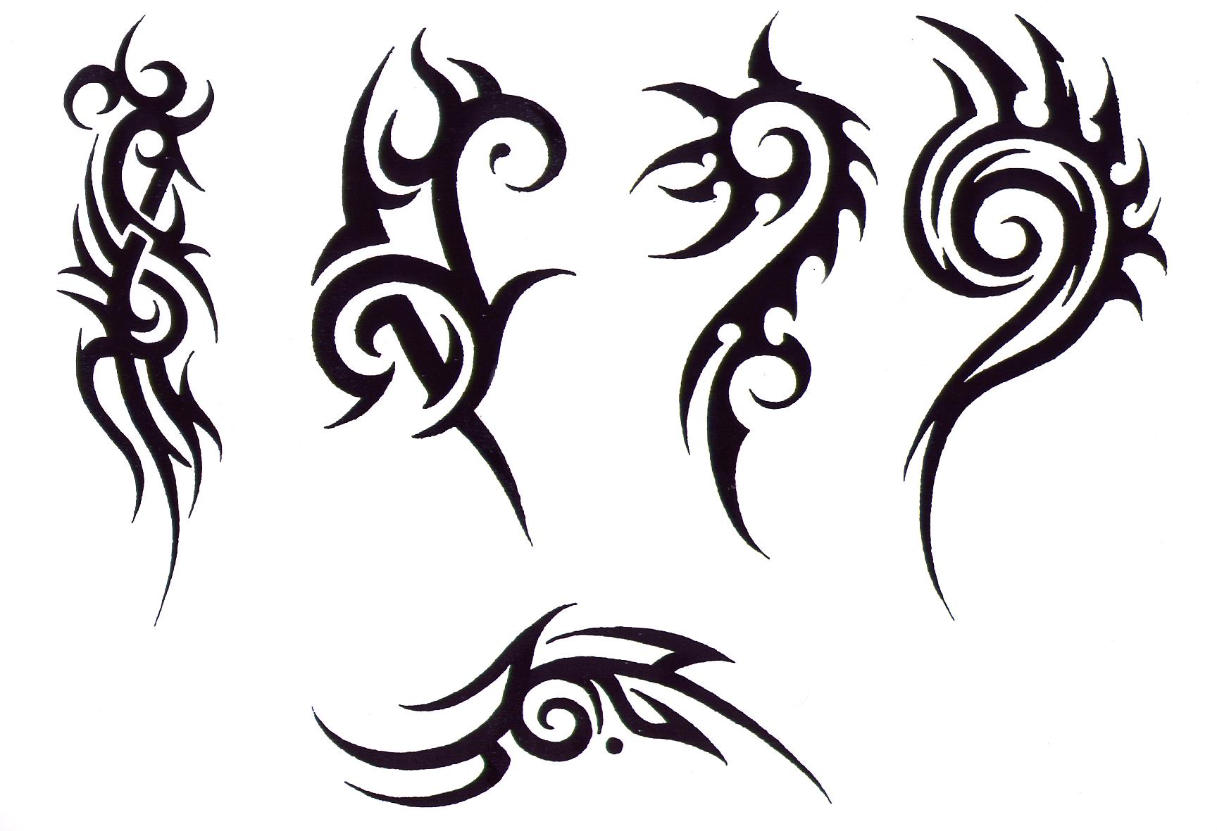 tribal-tattoo-simple-clipart-best