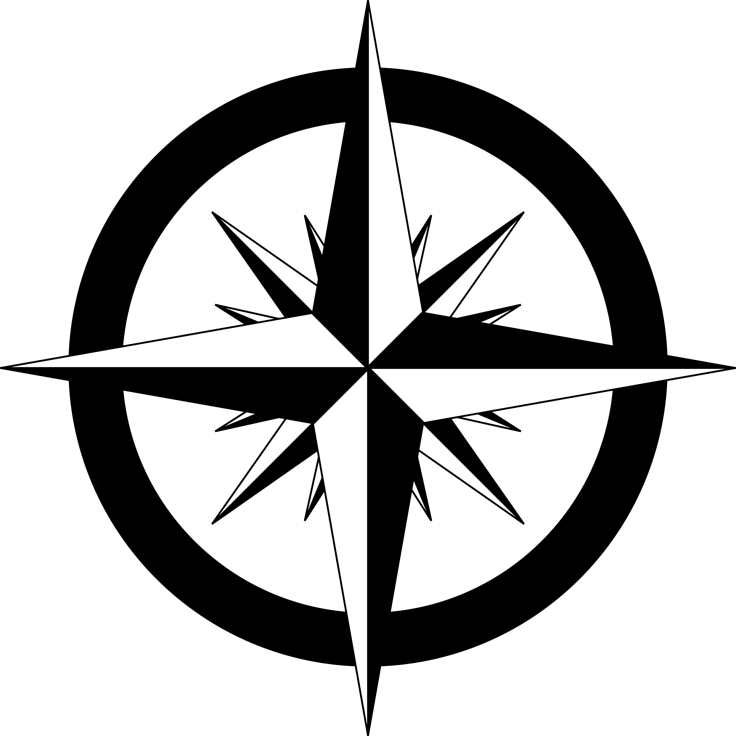 Compass Rose Vector Clipart - Free Public Domain Stock Photo