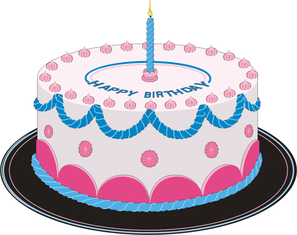 Animated Birthday Cake Clip Art — Birthday Cake : Awesome Birthday ...