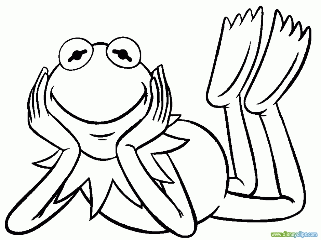 Kermit The Frog Coloring Pages with regard to Motivate to color an