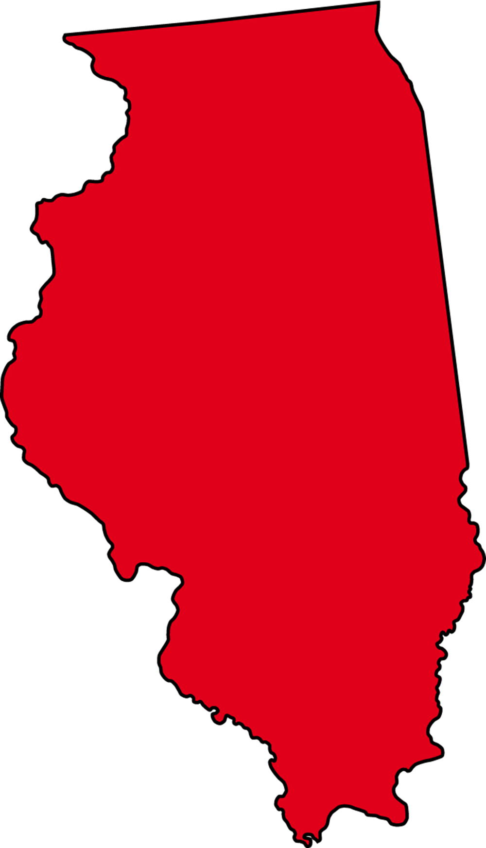 Illinois State Outline Clipart Best