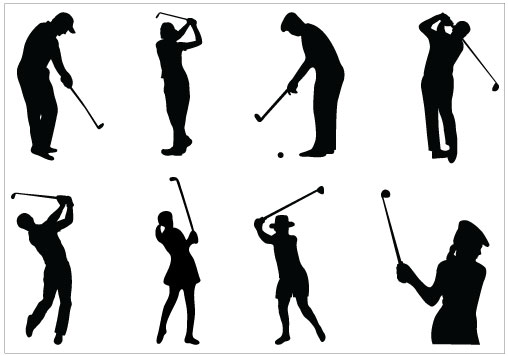 Clip Art Of Golf
