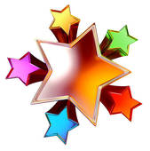 Shining Gold Star Clipart - Free Clipart Images