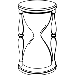 Hourglass Outline Clip Art Vector Online Royalty Free