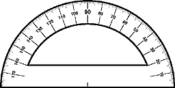 Protractor Actual Size - Free Clipart Images
