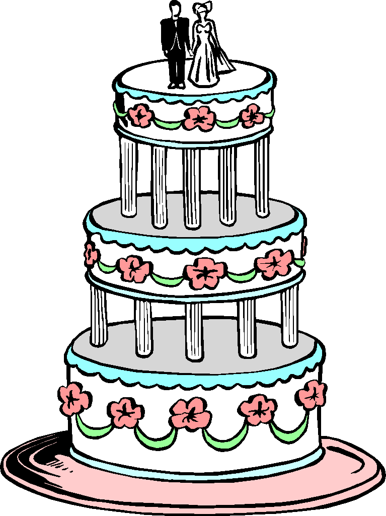 Wedding Cake Clip Art - Free Clipart Images