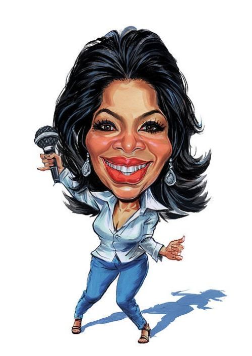 Oprah Winfrey caricature | Caricatures / Graphic Design ...