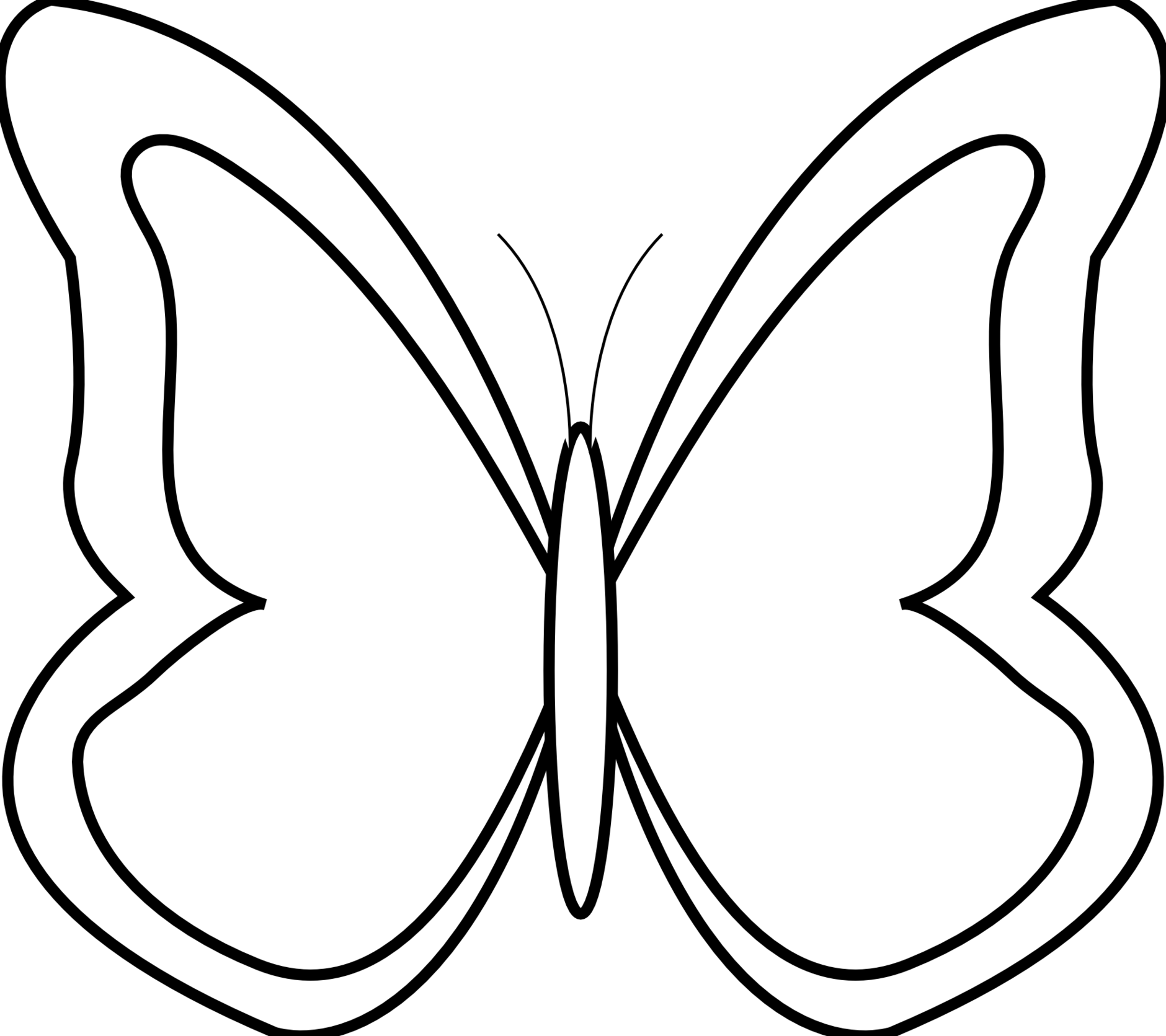 The Black Butterfly Clipart - Free to use Clip Art Resource