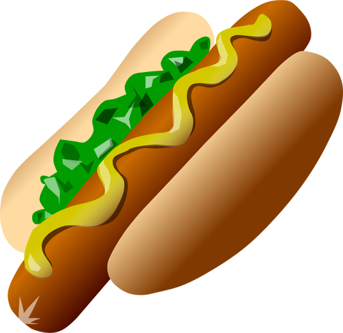 Hot-dog vector image | Public domain vectors