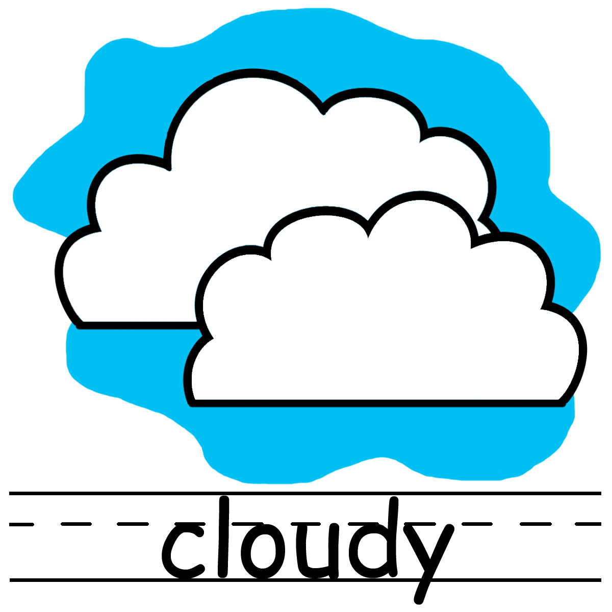Free clipart cloudy day