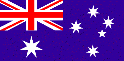 Australia's Flag -ZoomSchool.com