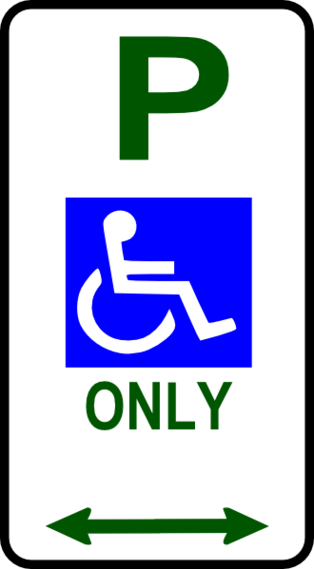 Parking Sign Font Clipart - Free to use Clip Art Resource