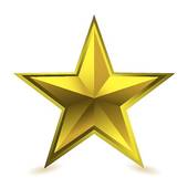 Clipart gold star award