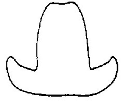 Best Photos of Cowboy Hat Printable Template - Cowboy Printable ...