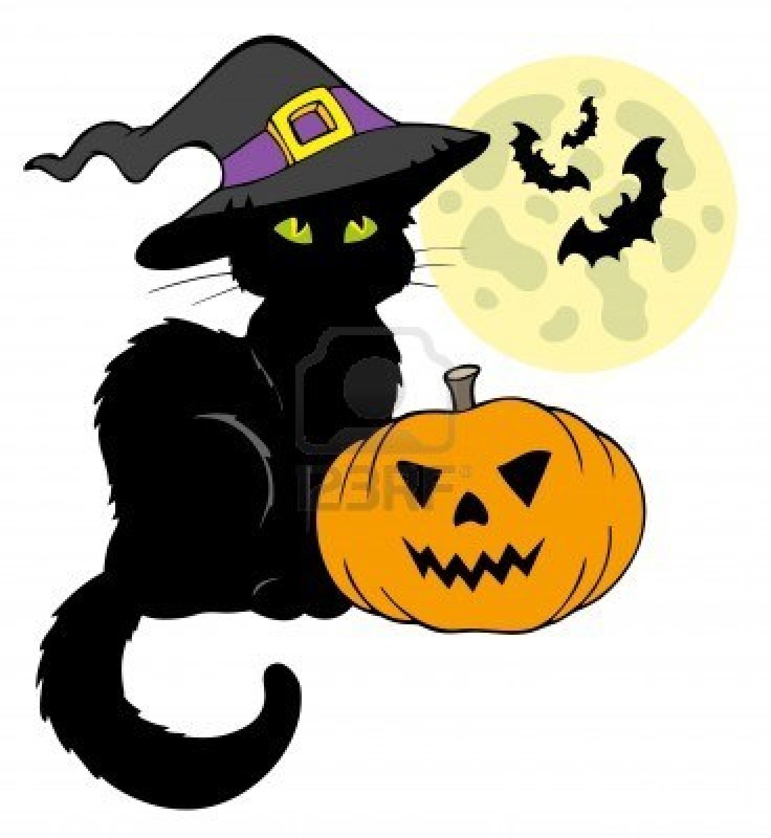 free clip art halloween cat - photo #4