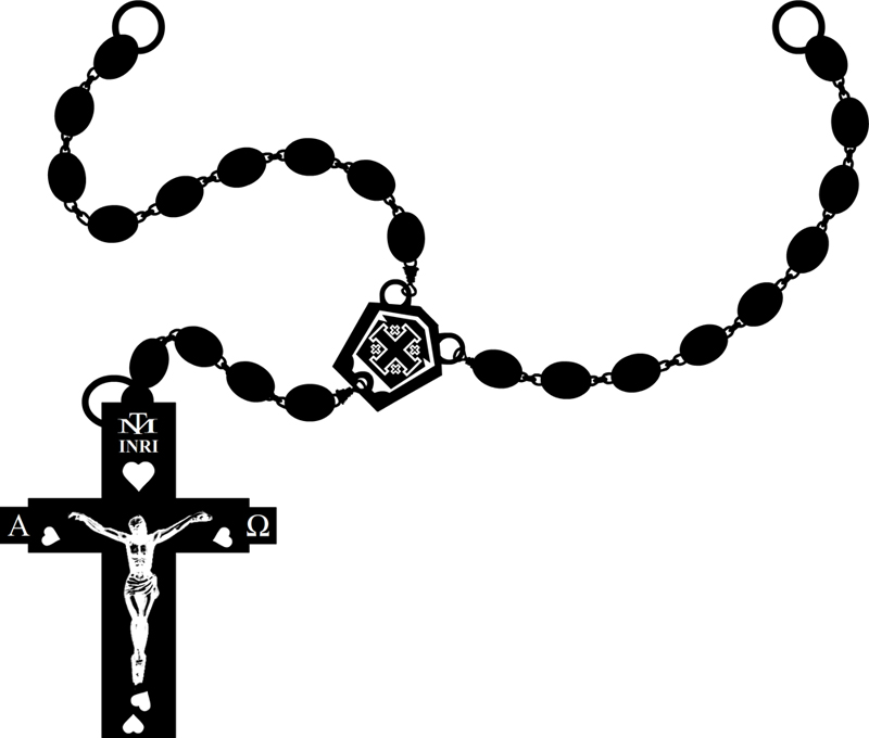rosary clipart free download - photo #31