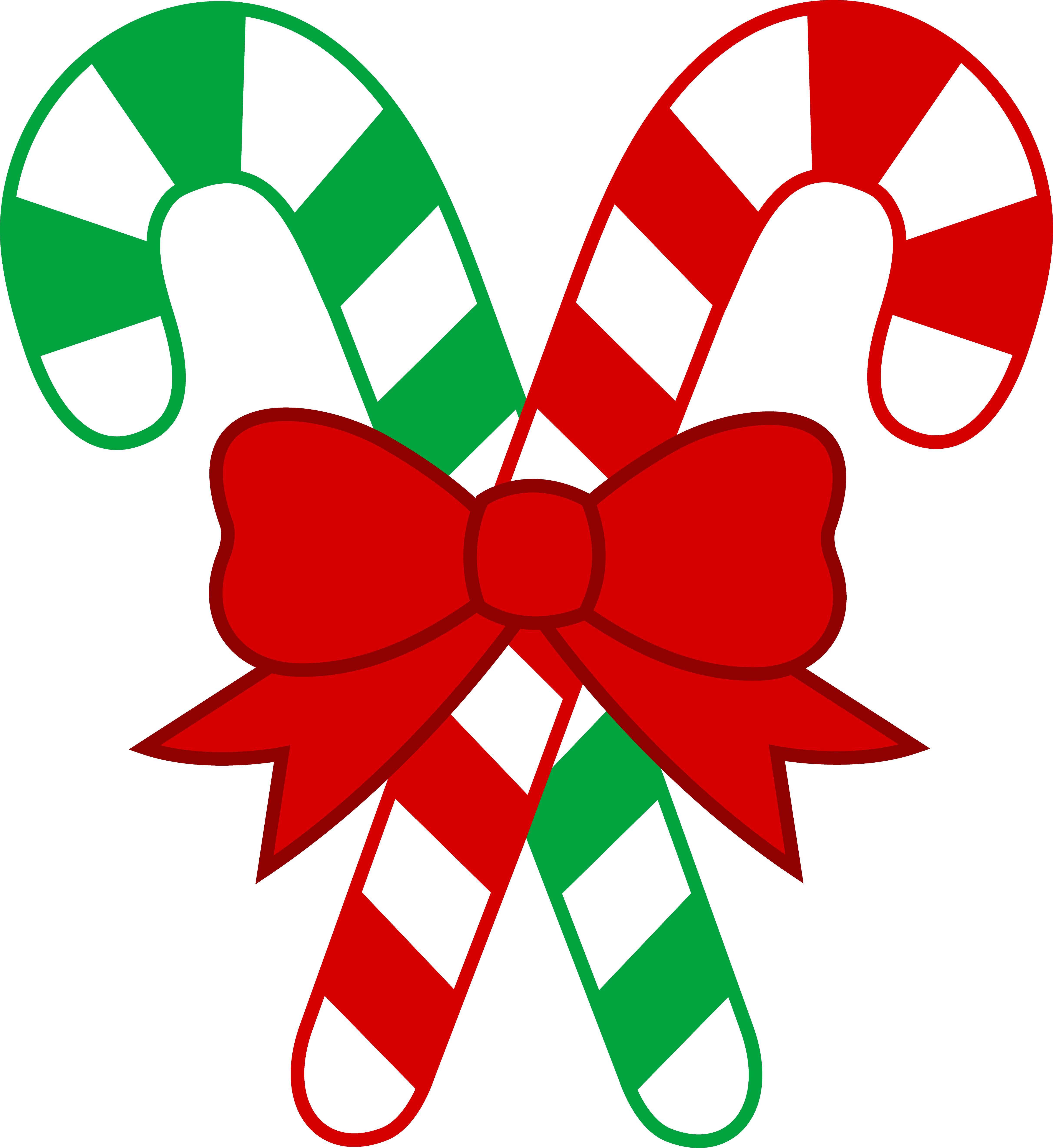 Holiday Clip Art Happy Santa Decorating With Garland