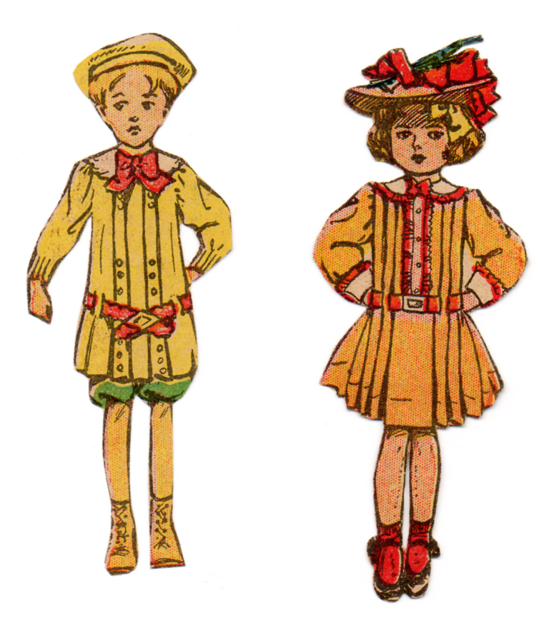 paper doll clipart free - photo #8