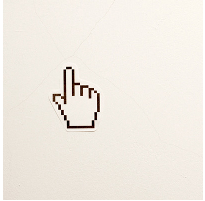 MochiThings.com: Hand Cursor Sticky Note