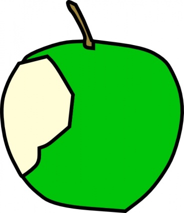 Green Apple clip art vector, free vector images