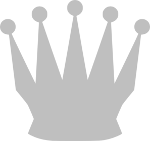 Gray Queen Crown clip art - vector clip art online, royalty free ...
