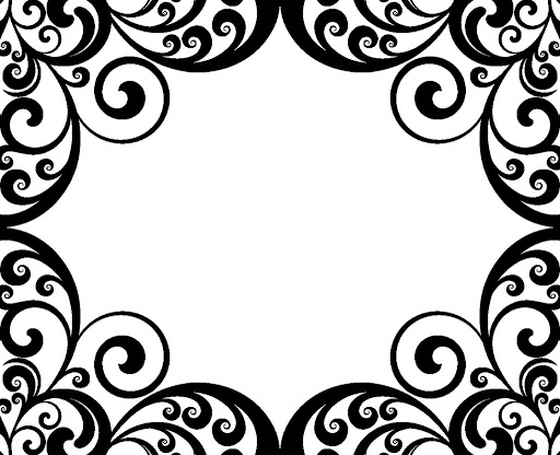 damask clipart border free - photo #1