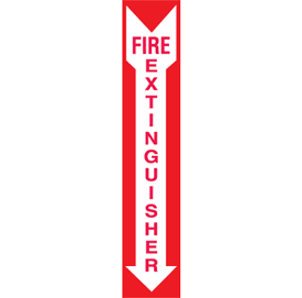 Fire Extinguisher Self-Adhesive Vinyl Fire Equipment Signs ...