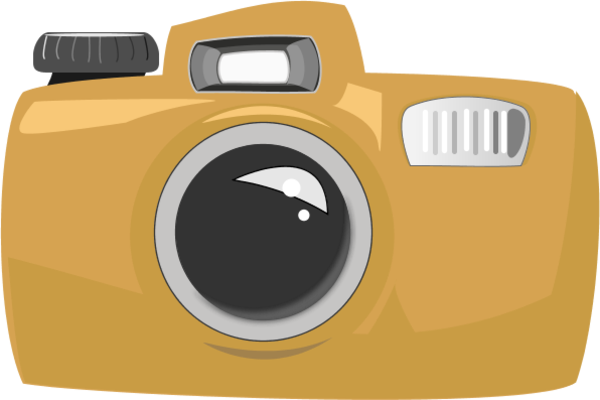 Cartoon Camera Vector Clip Art