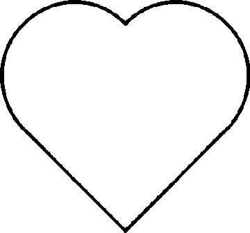 Full Page Heart Template Printable - ClipArt Best