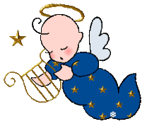 Baby angel boy clipart