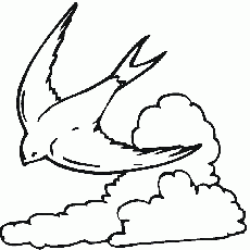 Cloud Coloring Sheet - ClipArt Best