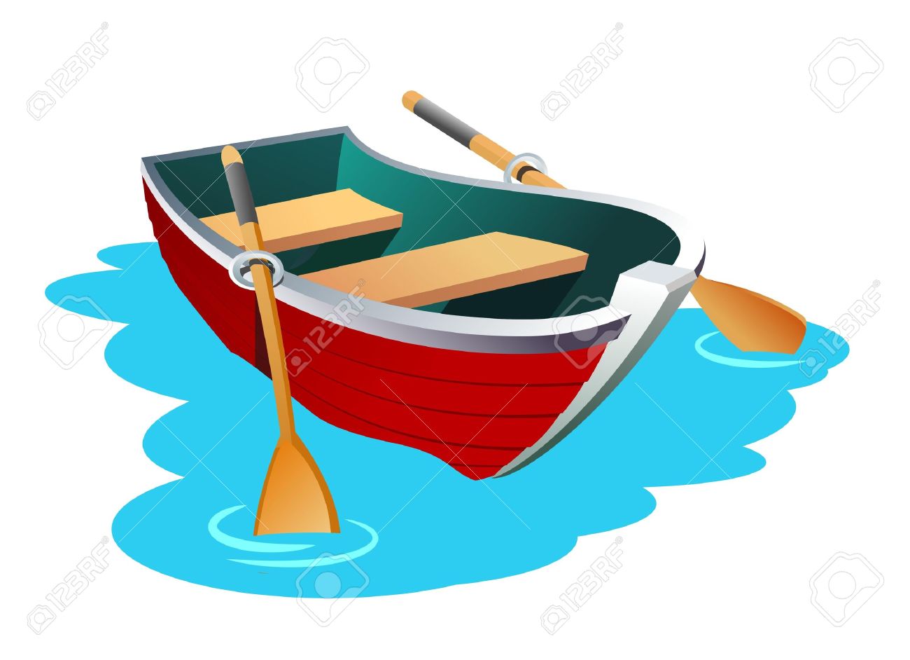 clipart rowing boat - photo #23