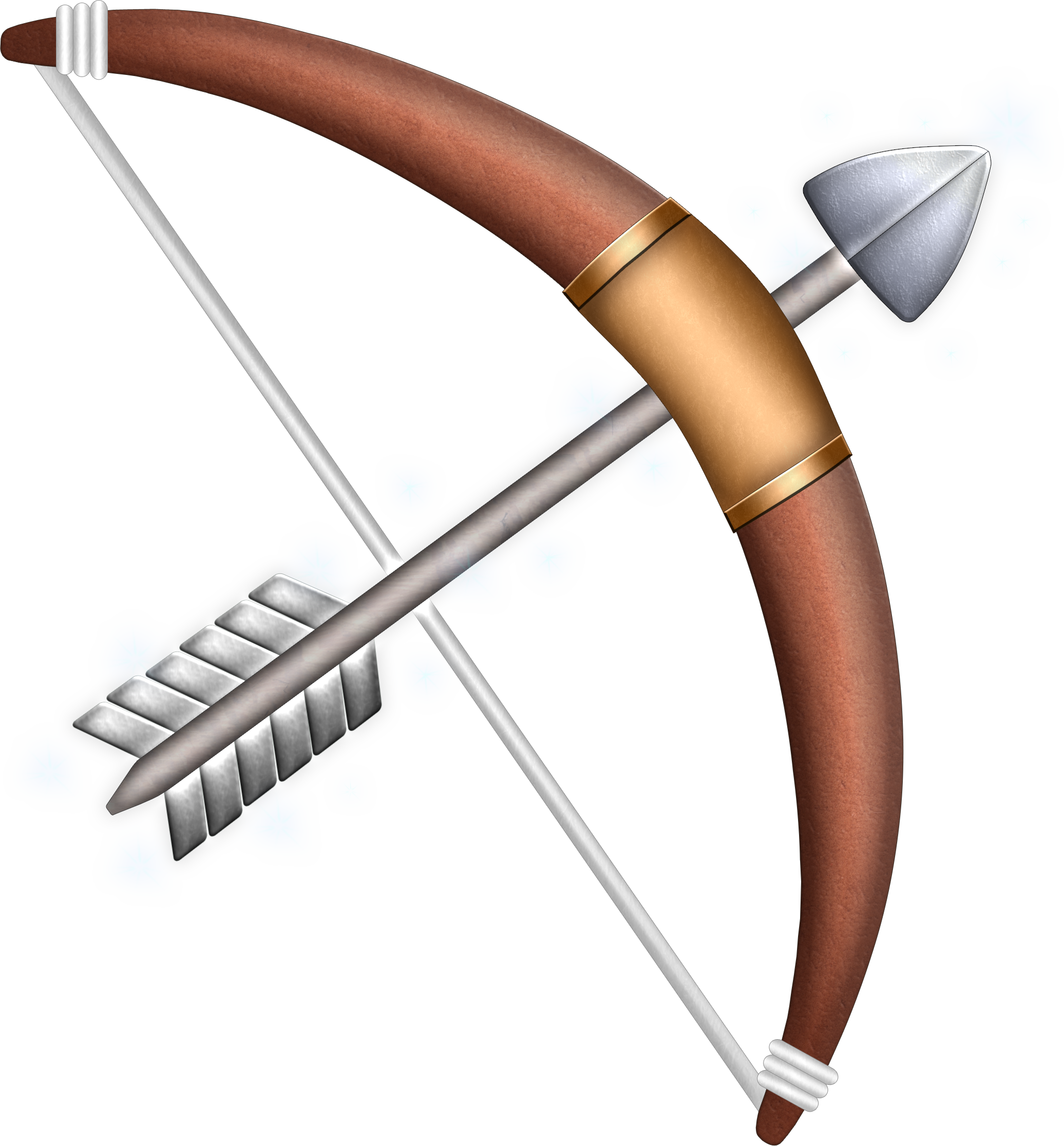 A bow and arrow clipart