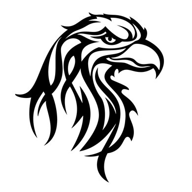 Tribal Eagle Head Tattoo - ClipArt Best