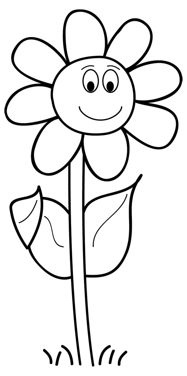 spring clip art free black and white - photo #26