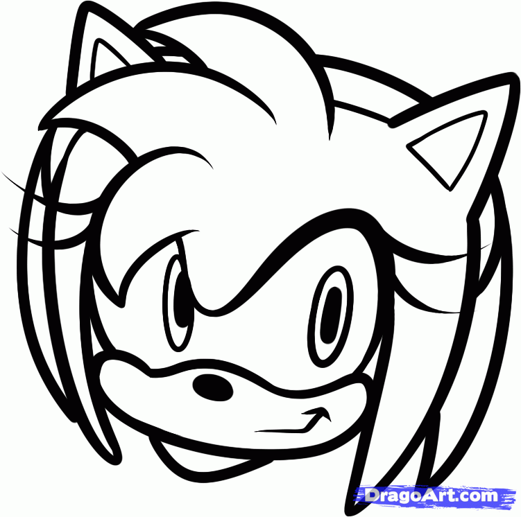 How to Draw Amy Rose Easy, Step by Step, Sonic Characters, Pop ...
