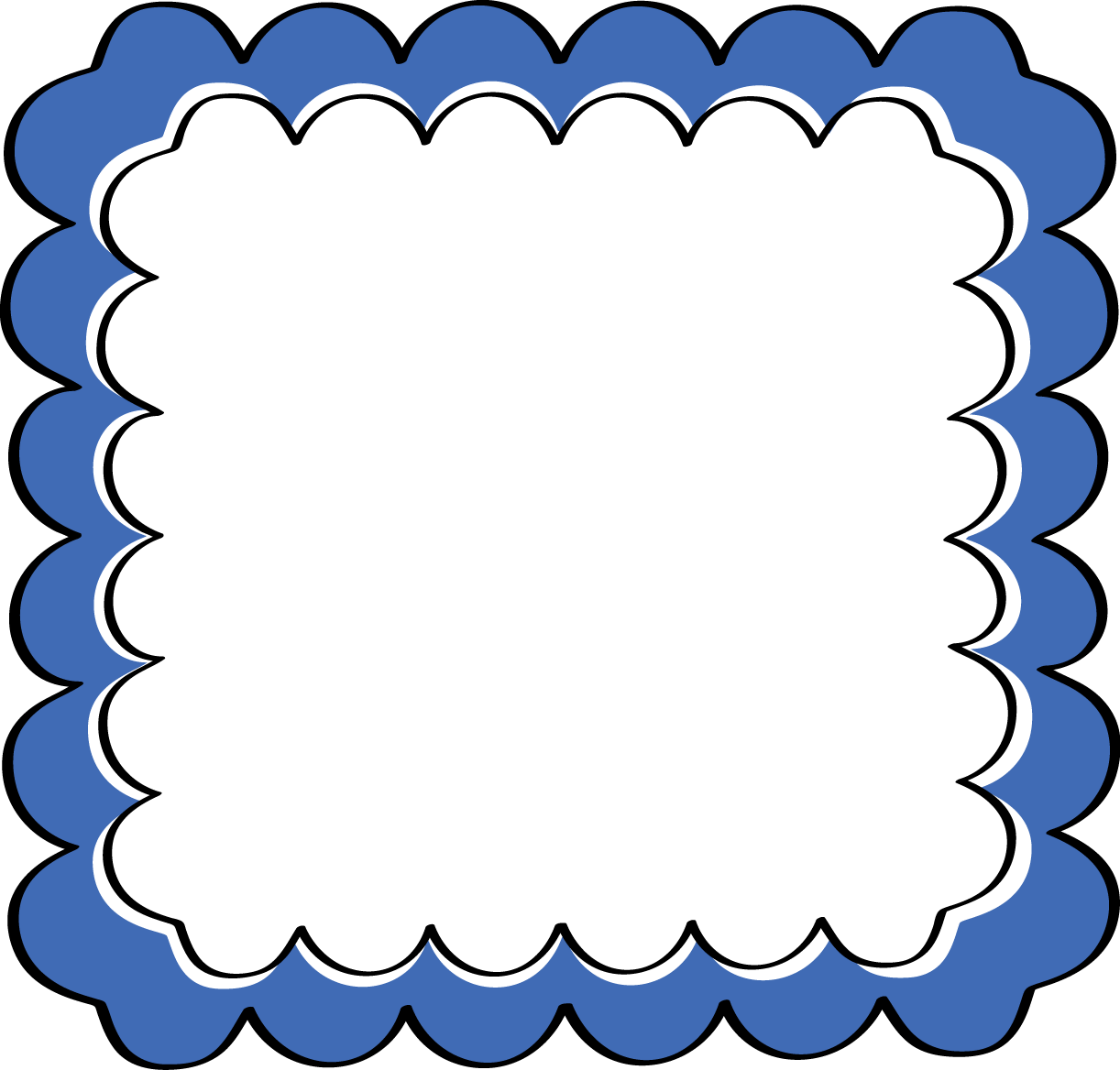 Blue Frame Clipart