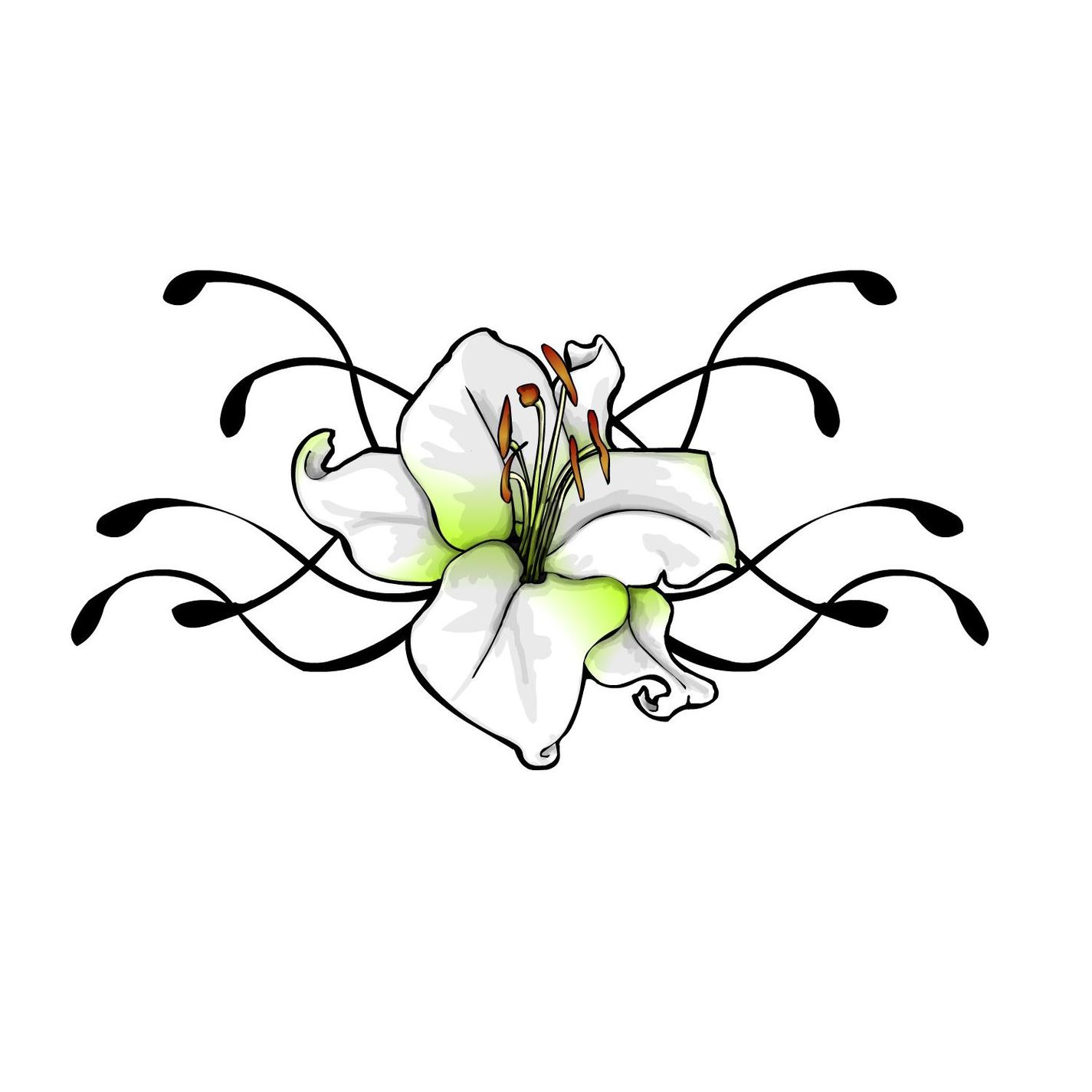 Flowers And Vines Drawing Clipart - Free to use Clip Art Resource