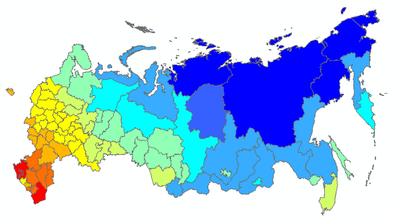 Climate Maps for Russia | Center for Geographic Analysis, Harvard ...