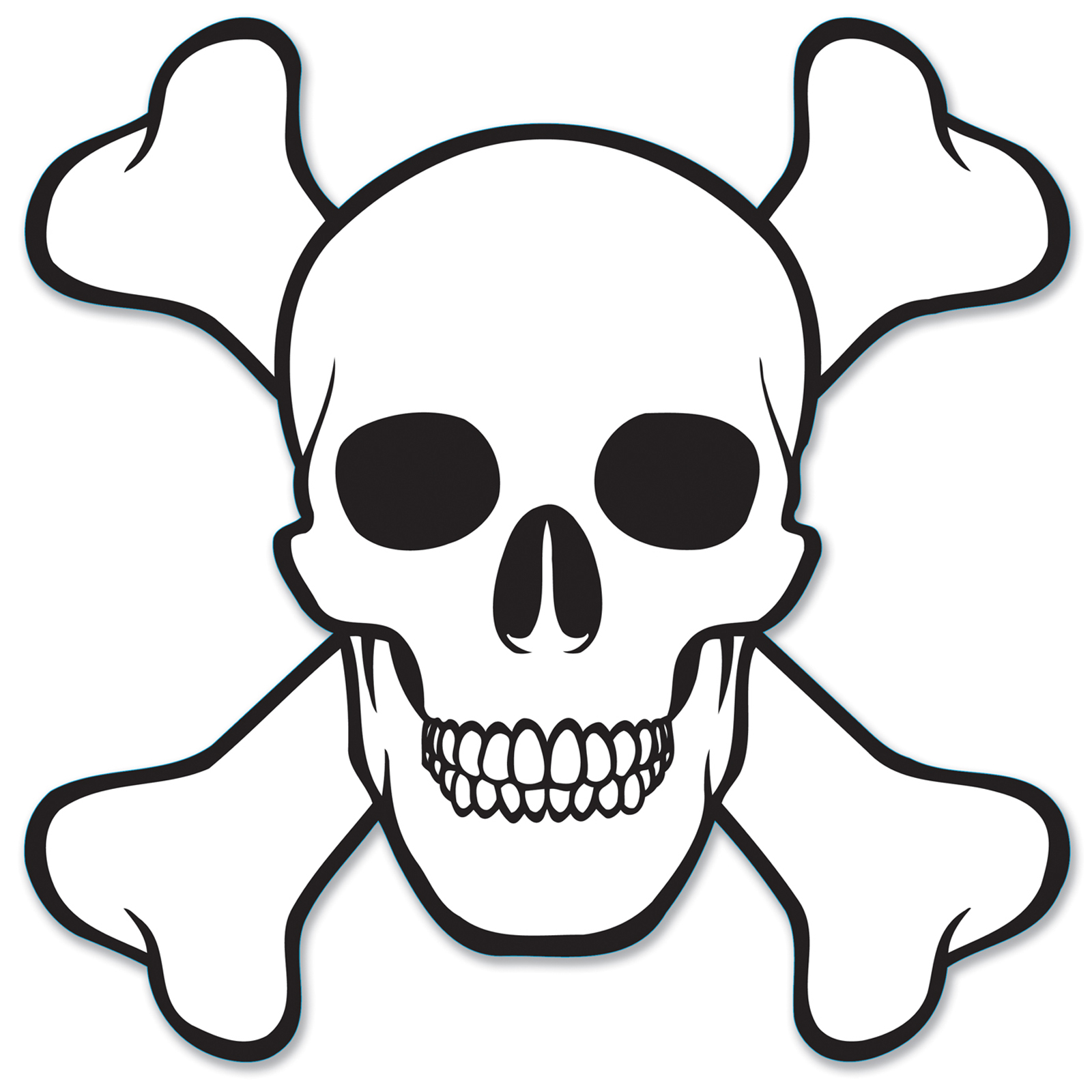 How To Draw Pirate Skull And Crossbones - ClipArt Best