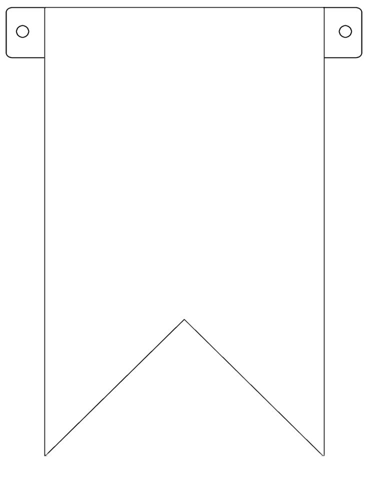 Pennant Template | Pennant Banner ...