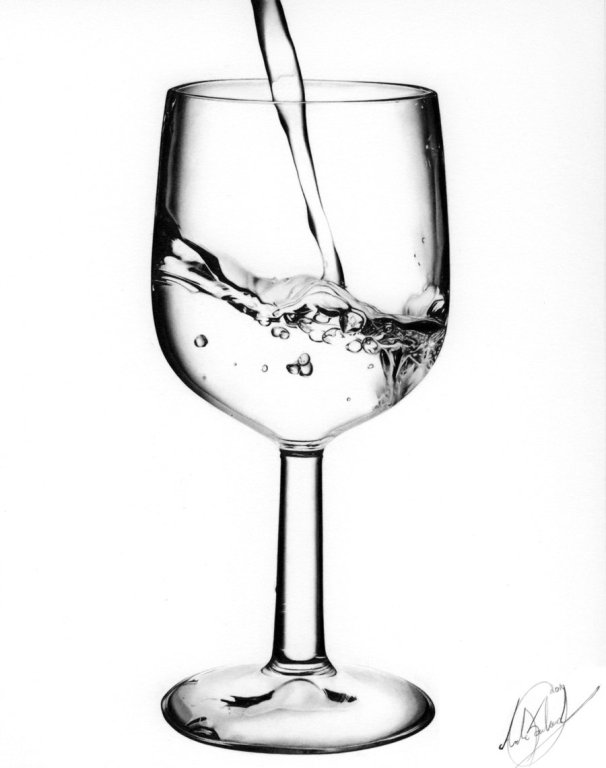How to draw a wineglass step by step | ARCMEL.COM