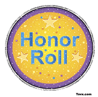Yes! I made the Ada honor roll! - here's the final one for 2014-15 ...